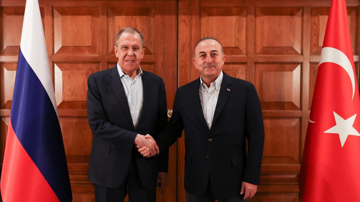 Mewlüt Çawuşoglu Bilen Sergeý Lawrow Ankarada Duşuşdy