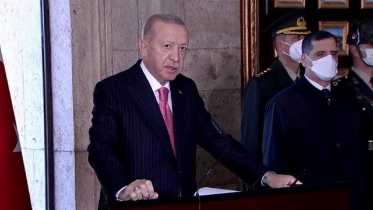 رئیس جمهور اردوغان: اجازه نخواهیم داد که یکپارچگی کشورمان متلاشی شود