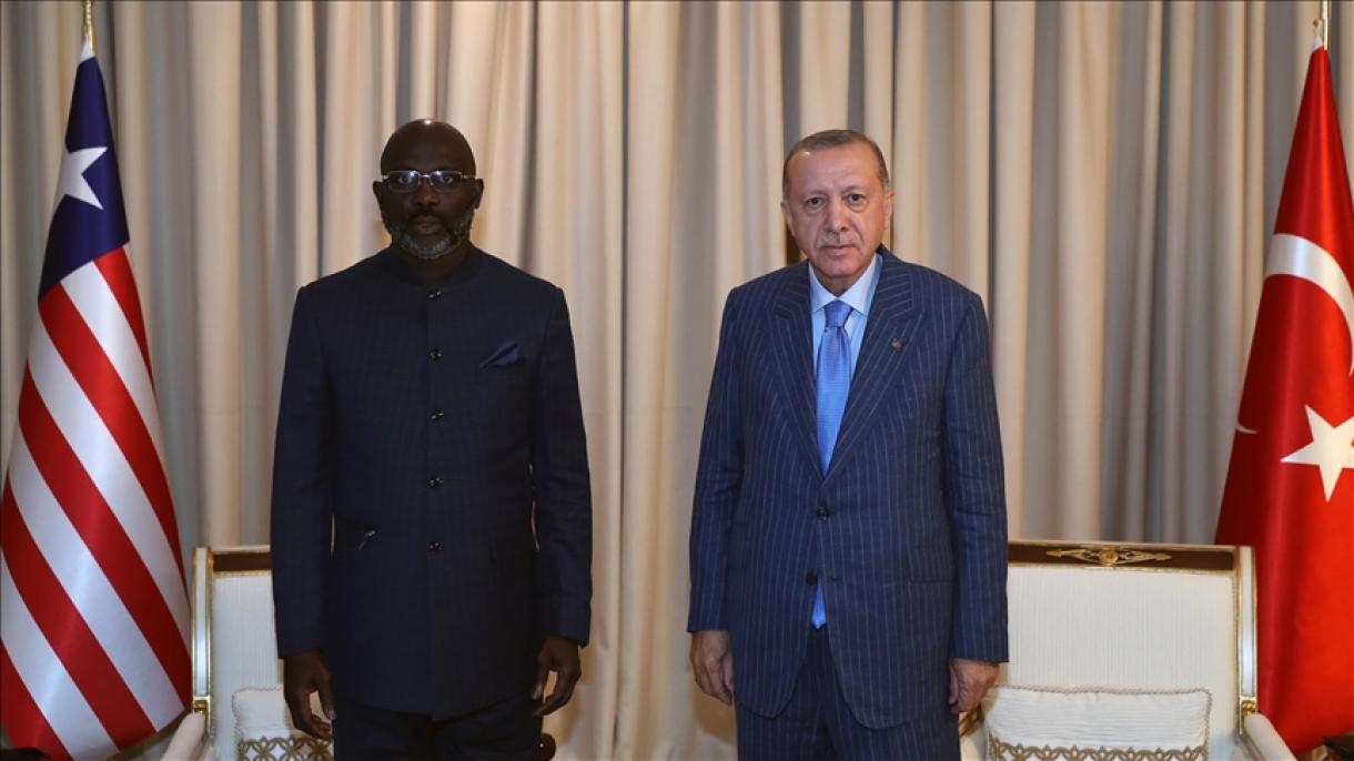 Prezident Erdog’an Liberiya Prezidenti Jorj Manne Veah bilan telefon orqali muloqot qildi