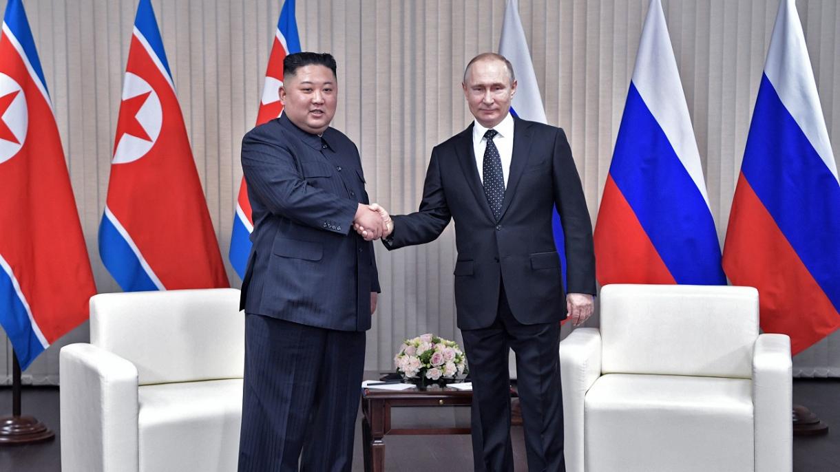 Владимир Путин мен Ким Чен Ын  Владивостокта кездесті