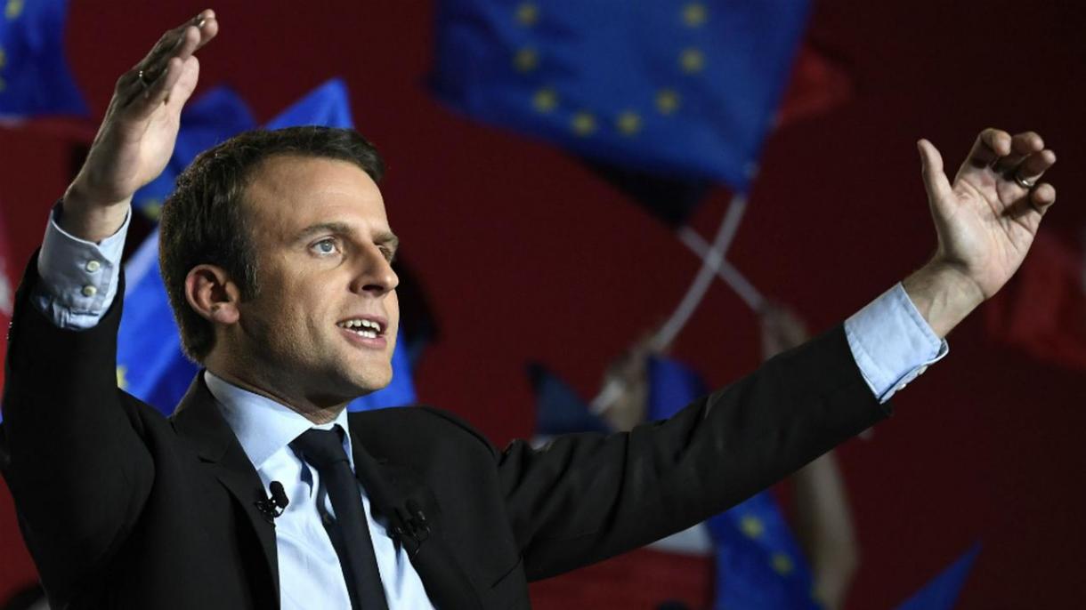Macron recibe felicitaciones de los mandatarios