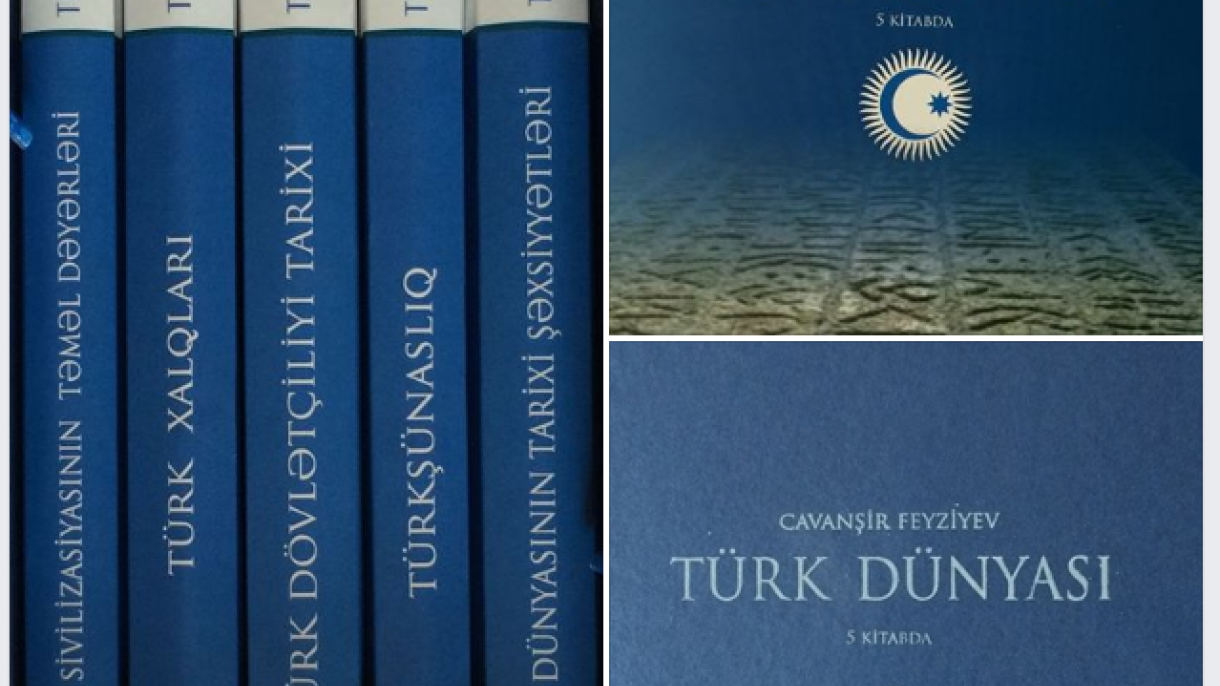 „Török világ” című öt kötetes könyv Azerbajdzsánban