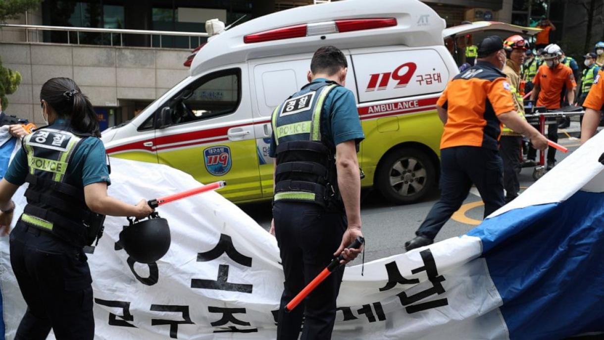 جنوبی کوریا: کمرشل عمارت میں آتشزدگی، 7 افراد ہلاک