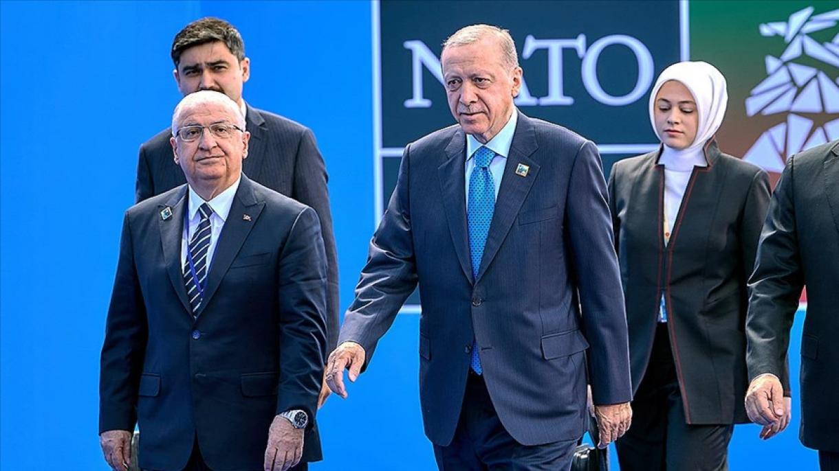Erdogan reuniu-se com Macron, Sunak, Trudeau, Meloni e Scholz no âmbito da Cimeira da NATO