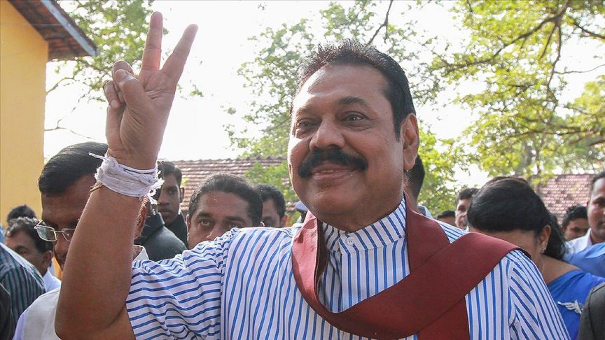 ماهیندا رجاپاکسا در انتخابات سریلانکا پیروز شد