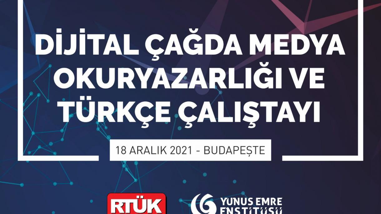 Budapesten rendezik a Médiajártasság a digitális korban és török nyelvi műhelyt