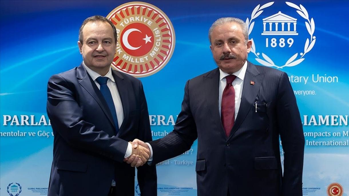 روسای مجلس ترکیه و صربستان در آنکارا دیدار کردند
