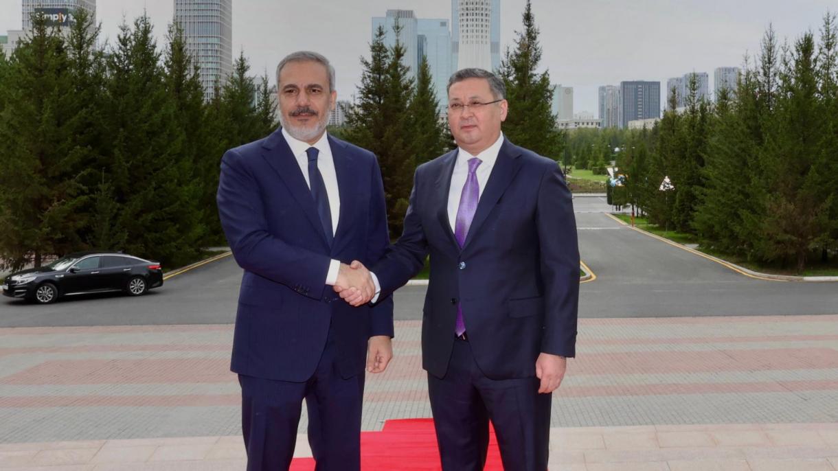 ترکیہ: وزیر خارجہ خاقان فیدان قزاقستان کے دورے پر