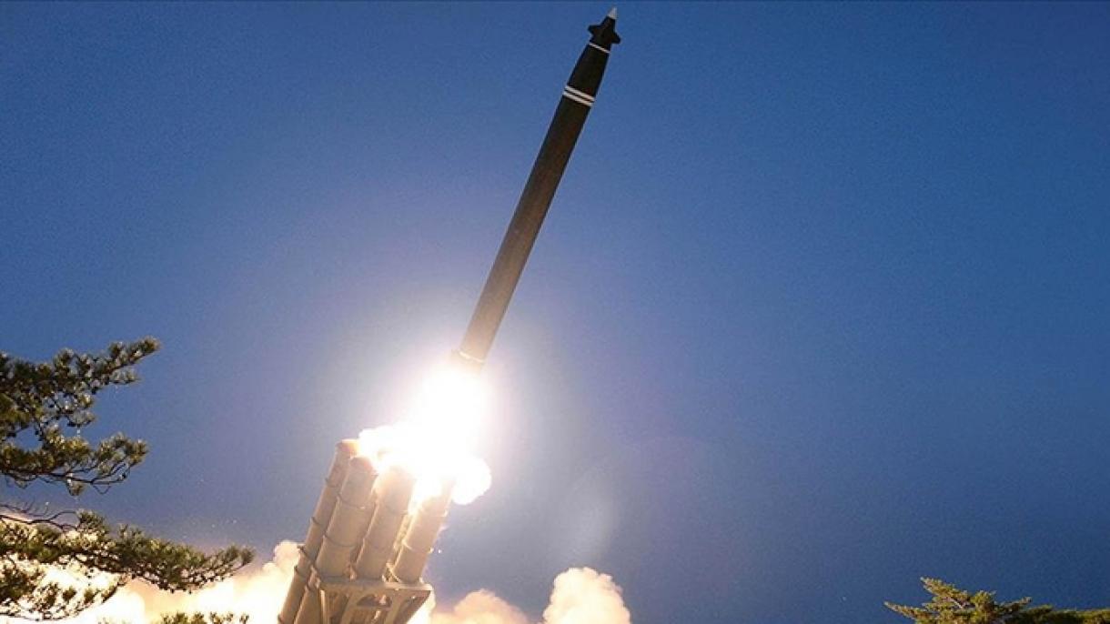 朝鲜试射新研发的防空导弹