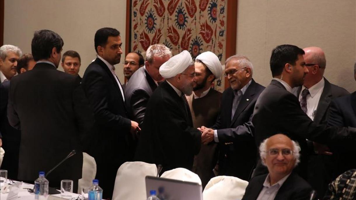 دیدار روحانی با برخی رهبران مسلمان آمریکا در نیویورک