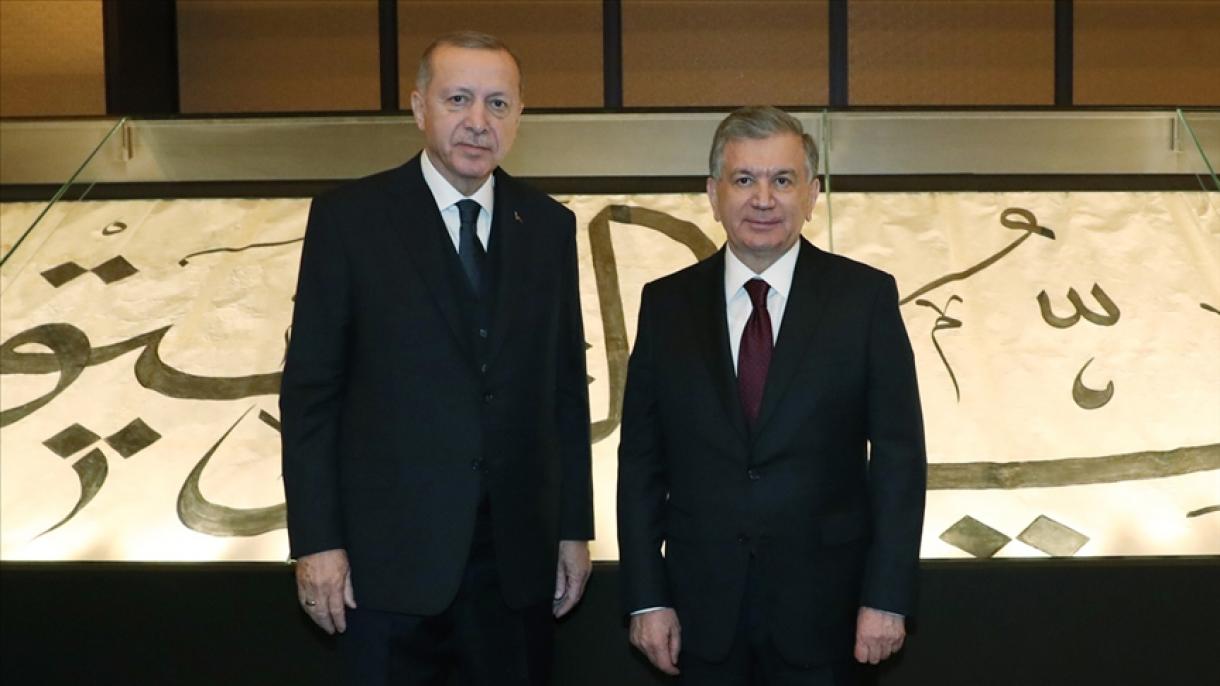 Эрдоган Өзбекстандын президенти менен сүйлөштү