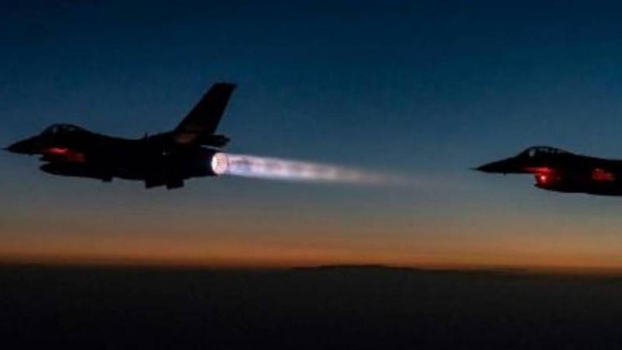 Légicsapást mértek a terrorszervezetre Észak-Szíriában