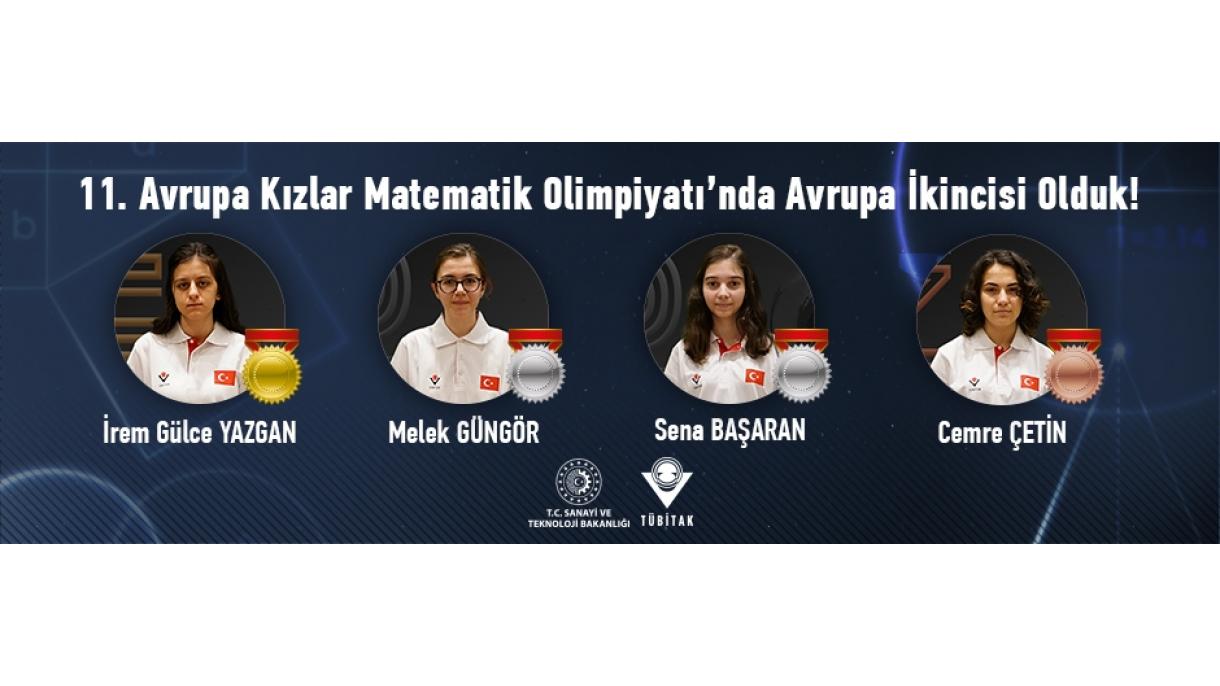 ترکی کی گیارویں گرلز میتھمیٹکس مقابلوں میں دوسری پوزیشن