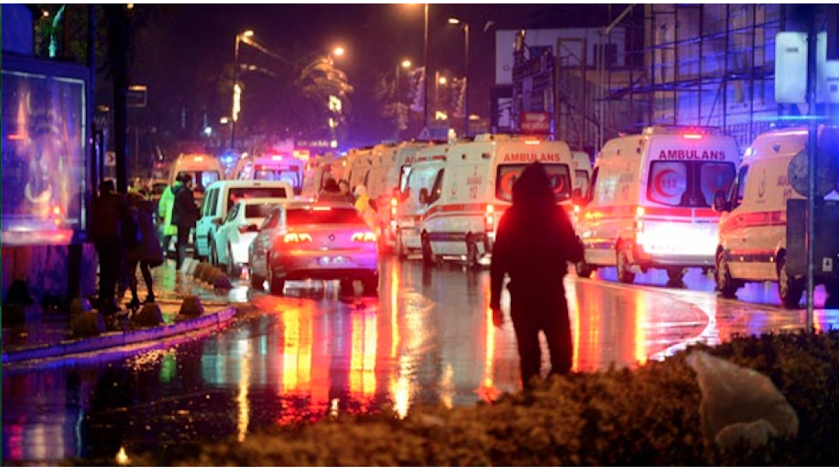 استانبول ده گی ترور حادثه سی دنیا مقیاسیده قاره لندی