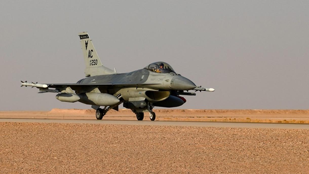 پنتاگون: ناوگان اف-16 اعزامی به خاورمیانه به محل وظیفه سنتکام رسید