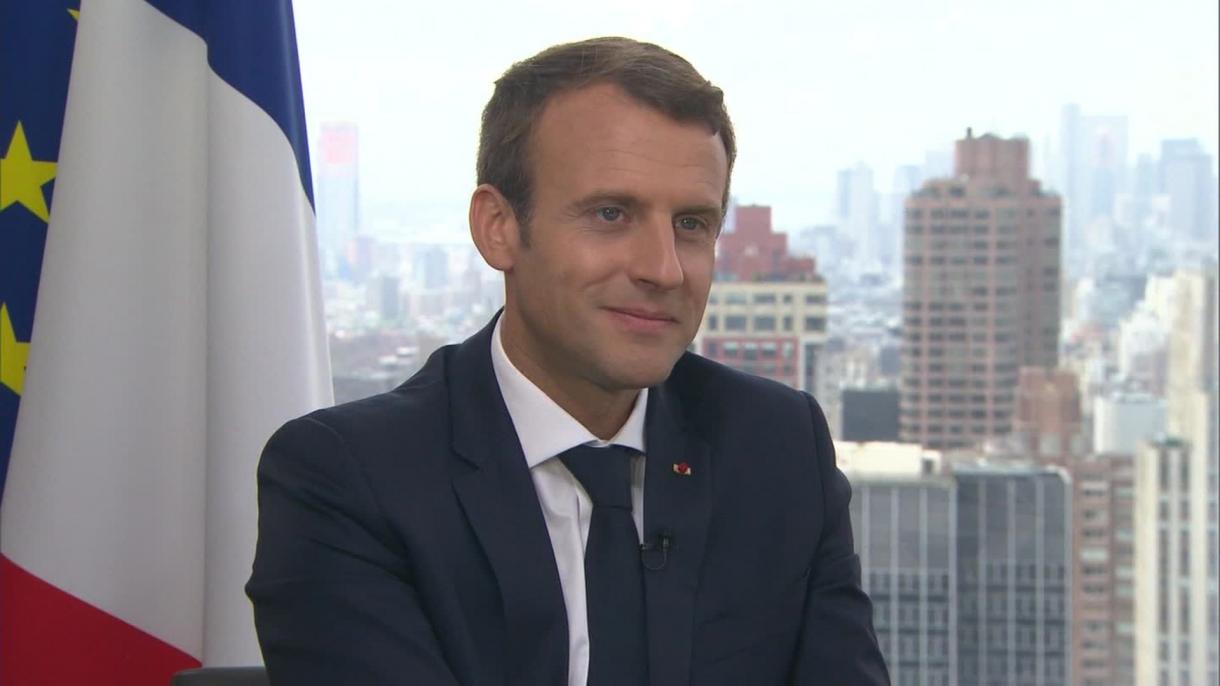 法国总统马克龙就叙化武问题划下红线