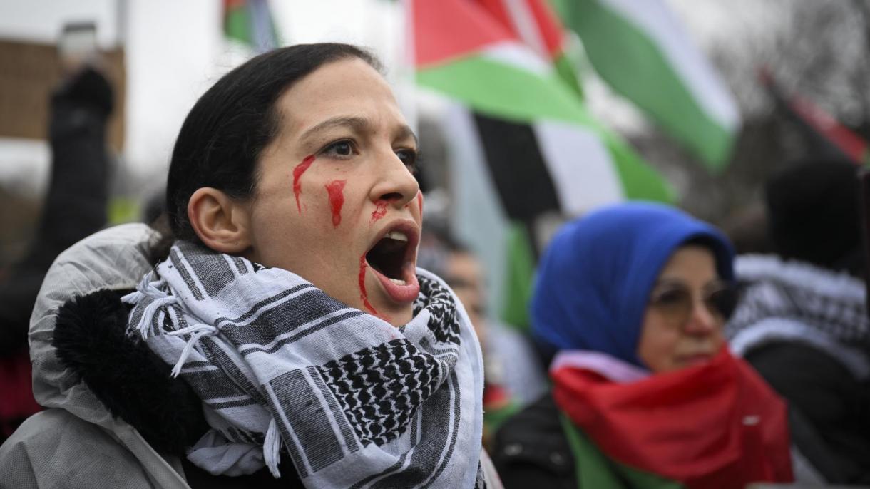 جرمنی، تل ابیب اور مقبوضہ دریائے اردن کے مغربی کنارے میں احتجاجی مظاہرے