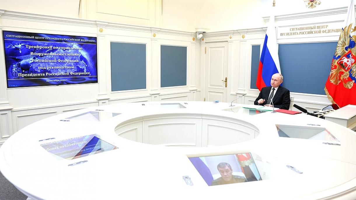 Rossiya harbiylari Putin nazoratida yadroviy mashg‘ulot o‘tkazdi