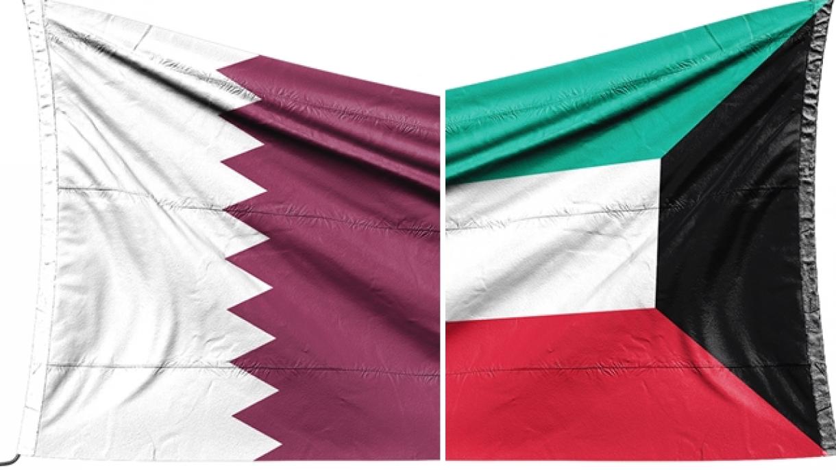 دیدار و گفتگوی امیران کویت و قطر