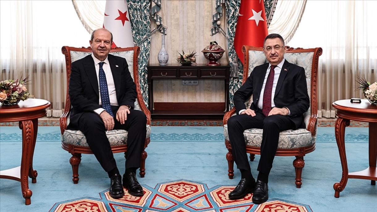 Fuat O'ktay Shimoliy Kipr Turk Respublikasi prezidenti bilan uchrashdi