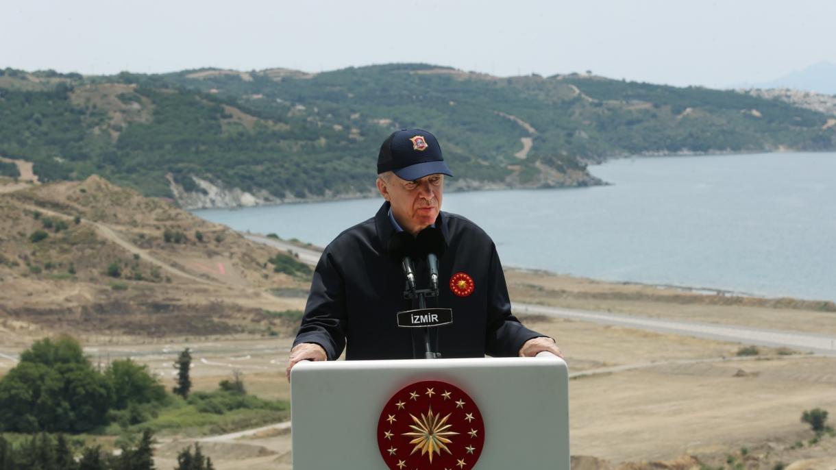 Президент Эрдоган  «Эфес  - 2022»  машыгуусуна катышты