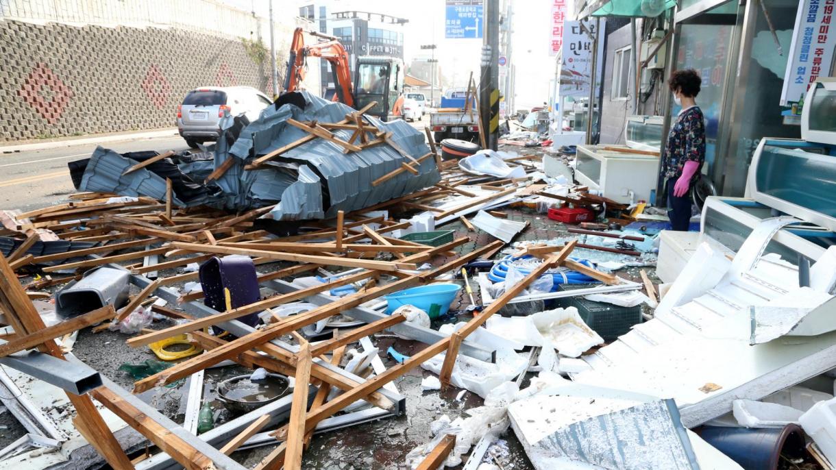 سمندری طوفان "ہائی شن" جاپان کے بعد جنوبی کوریا پہنچ گیا،لاکھوں افراد کی نقل مکانی
