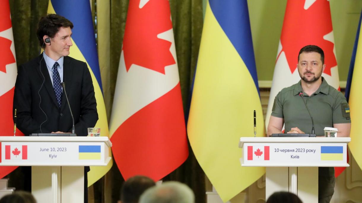 Президент Зеленский мен Канада премьер-министрі Киевте бас қосты