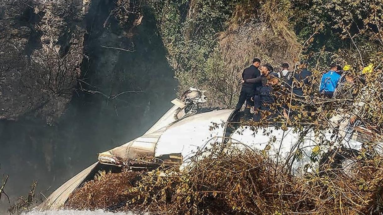 در نتیجه سقوط طیاره مسافربری در نپال چهل تن جان باختند