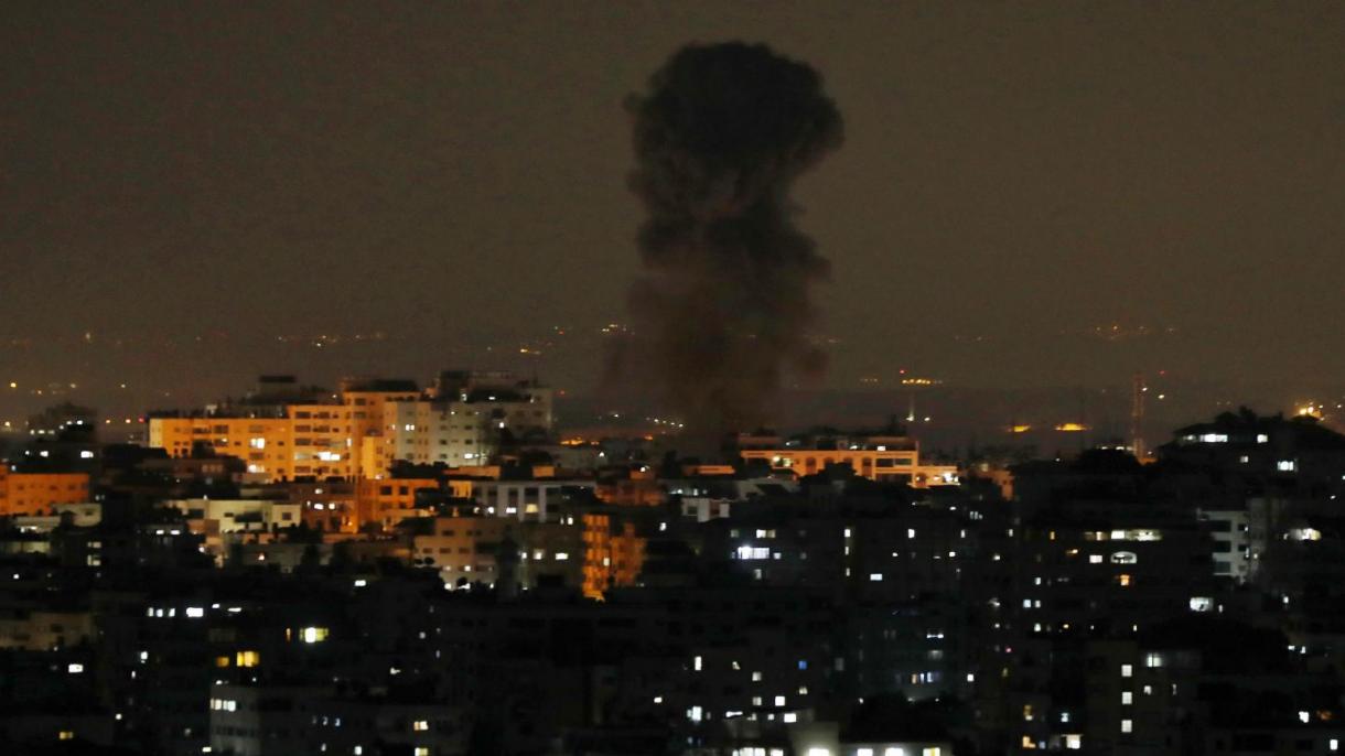 ادامه ای حملات هوایی اردوی اسرائیل به غزه