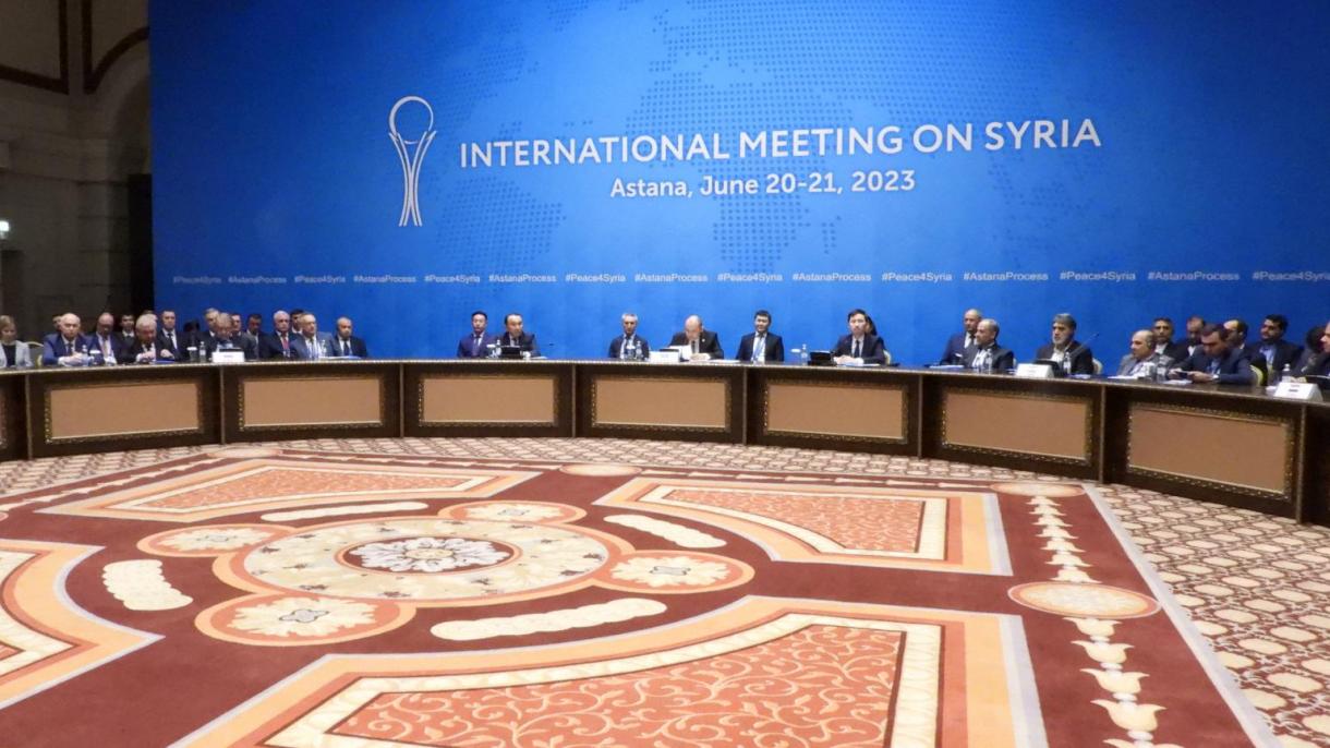 سوریه بحرانینا حصر اولونموش 21-جی ایجلاس آستانادا ایشه باشلاییب