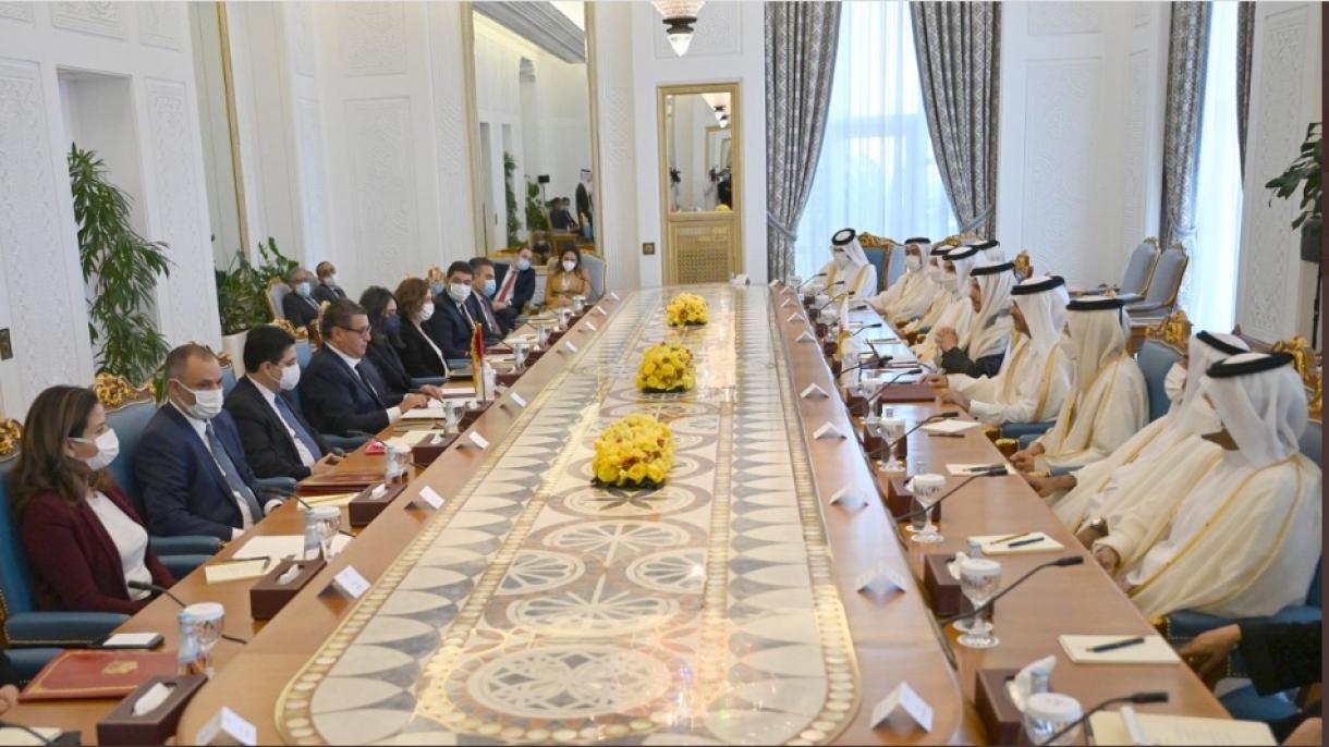 Συνάντηση Αλ Θανί με τον πρωθυπουργό του Μαρόκου στη Ντόχα