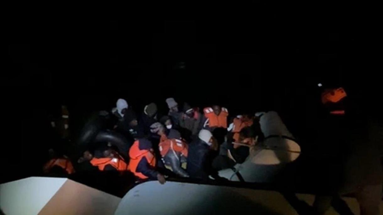 34 πρόσφυγες διασώθηκαν στα ανοιχτά της επαρχίας Καράμπουρουν της Ίζμιρ