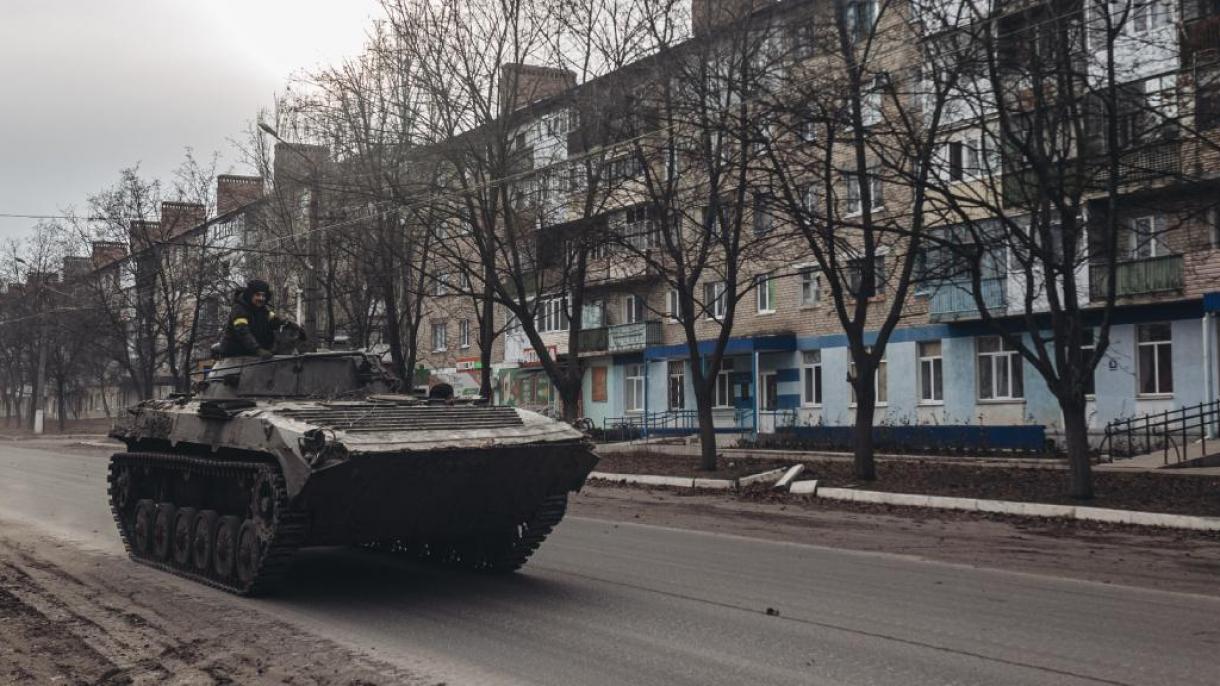 تصرف شهر بهموت اوکراین در کانون اهداف روسیه قرار گرفت