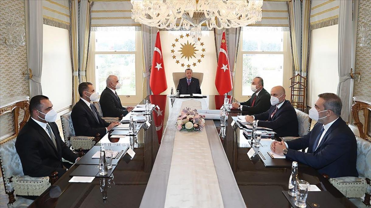 Prezident Ərdoğan Azərbaycan Baş nazirinin müavini Şahin Mustafayevi qəbul edib