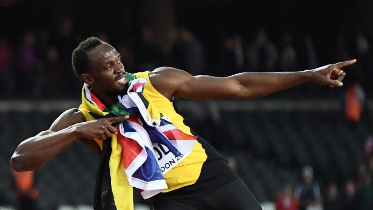 A lenda Usain Bolt despe-se com uma medalha de bronze em Londres