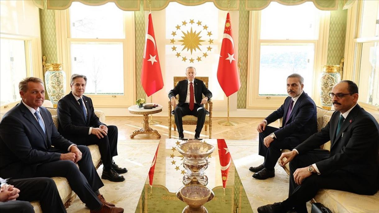ABŞ-nyň Döwlet Sekretary, Prezident Erdogan Tarapyndan Kabul Edildi