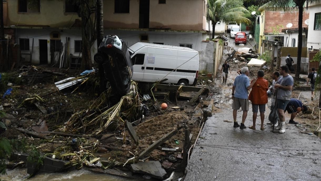 برازیل بدستور بارشوں اور سیلاب کی آفت سے دو چار