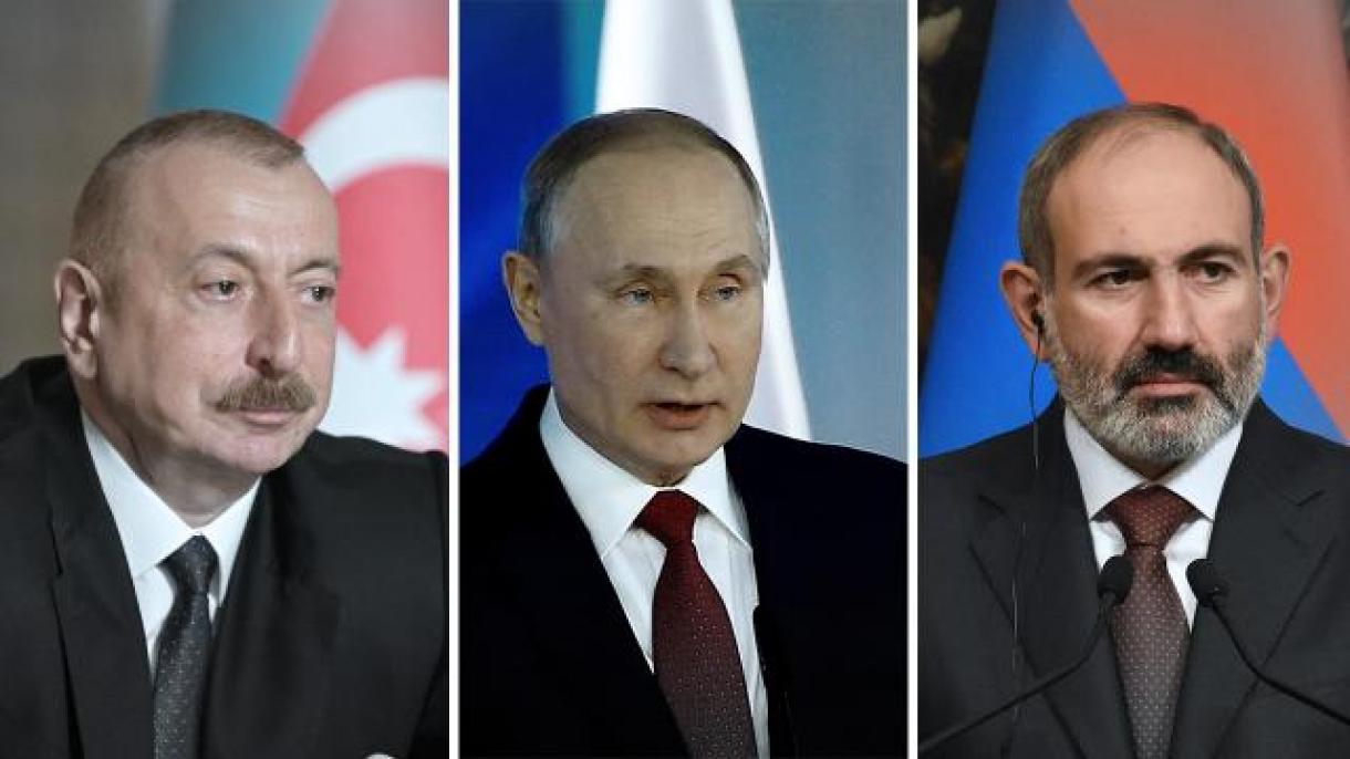 Putin Aliyev häm Paşinyan belän söyläşte
