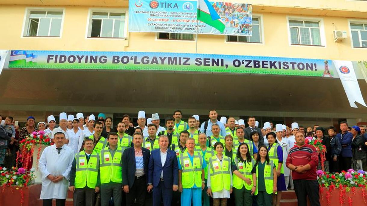 TİKA-nyň goldawy bilen Özbegistanda 141 adam operasiýa edildi