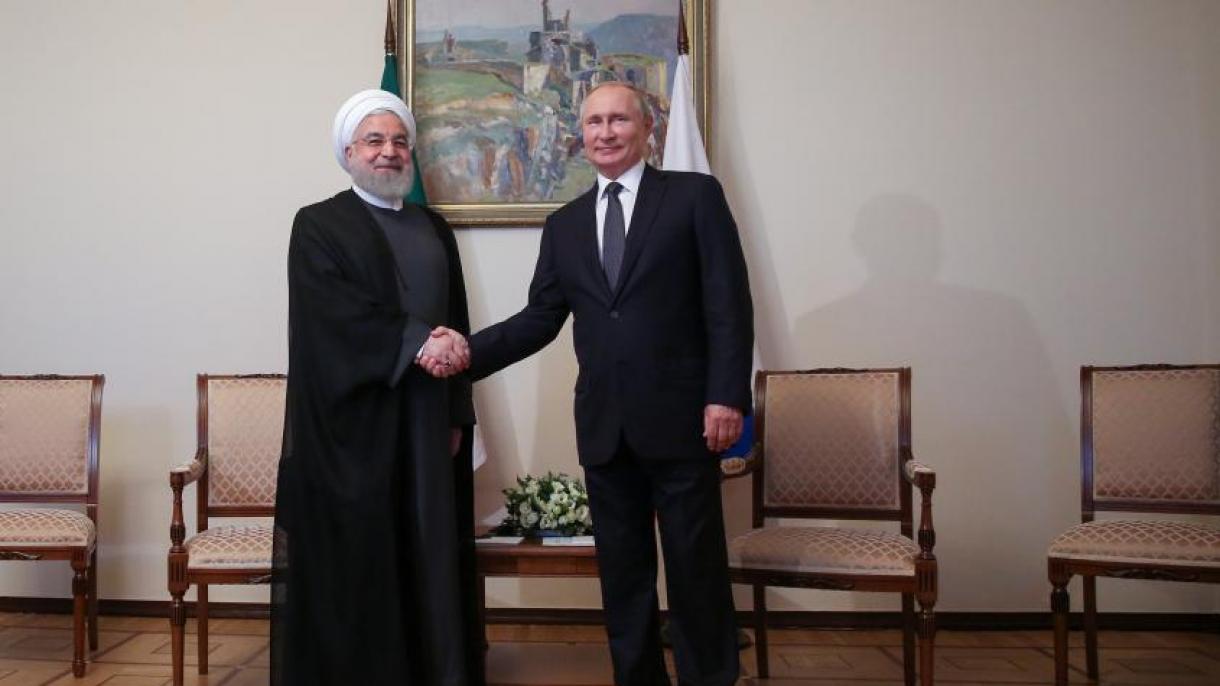 Hasan Ruhani bilen Wladimir Putin Ýerewanda duşuşdy