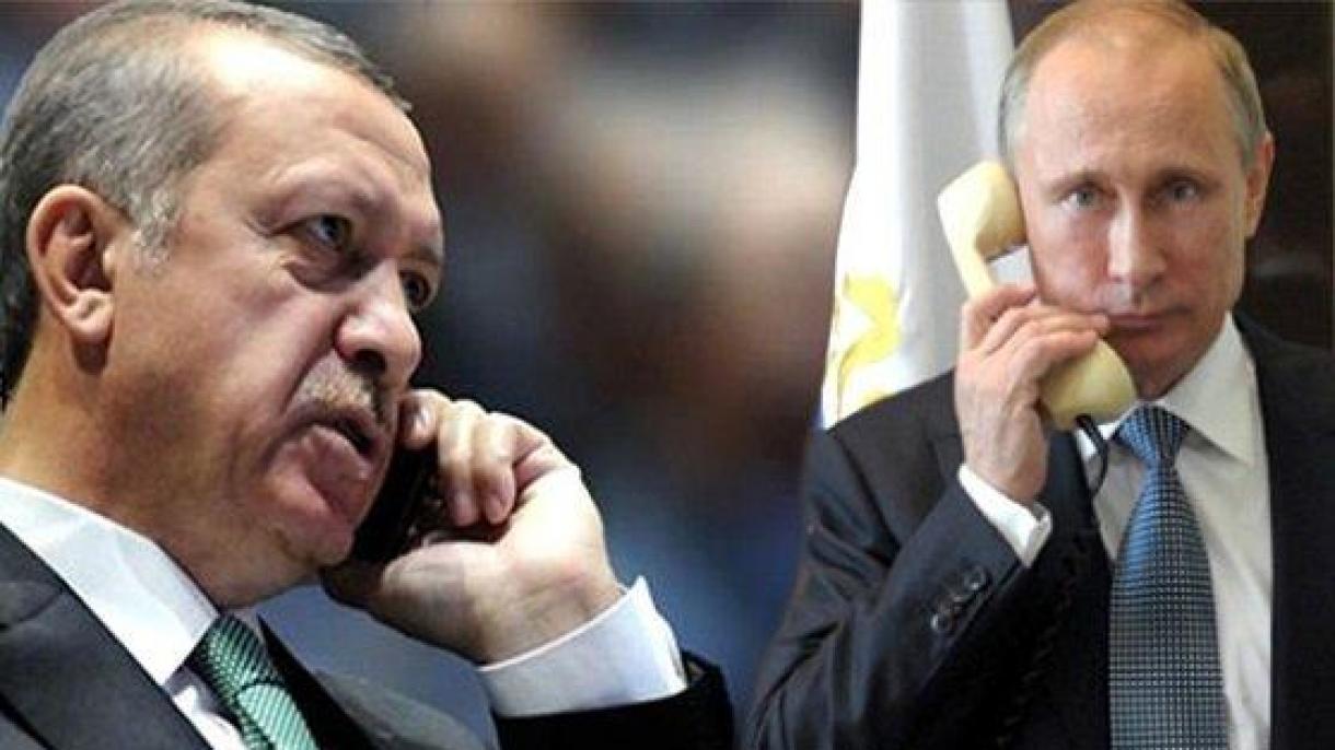 Ərdoğan və Putin telefonda danışdılar