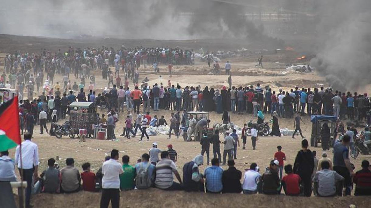 "بیش از هزار کودک در راهپیمایی بازگشت بزرگ در غزه زخمی شده‌اند"