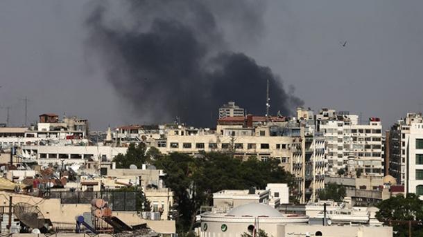 شام میں داعش کے ٹھکانوں پر بمباری ،  19 شہری اور 10 جنگجو ہلاک