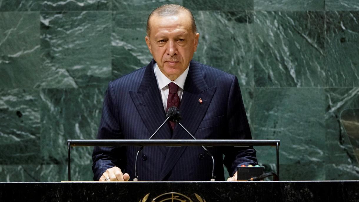 اظهارات اردوغان در هفتاد و ششمین مجمع عمومی سازمان ملل متحد