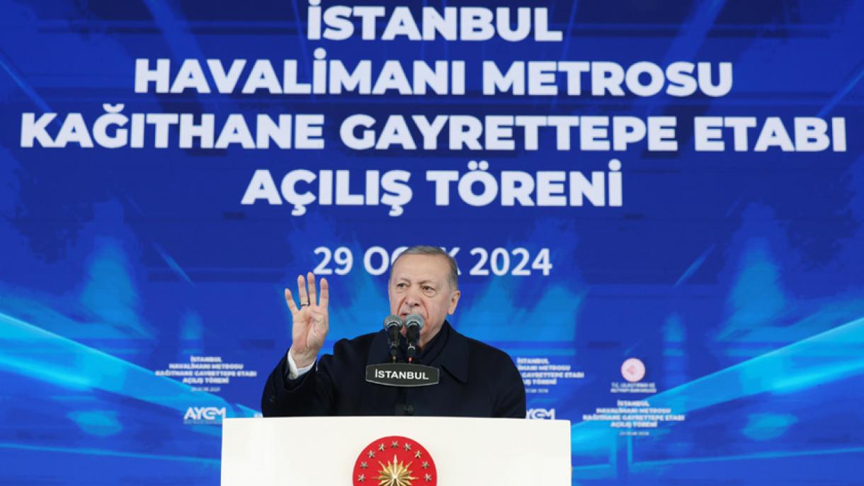 Ердоган откри днес новата линия на метрото в Истанбул