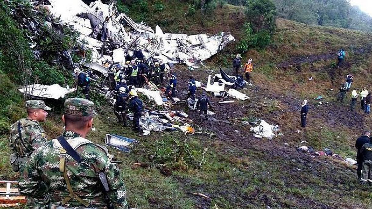 در سانحه سقوط هواپیمای کلمبیا ۵ نفر زنده ماندند
