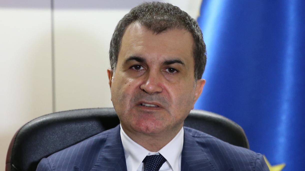 Ministrul Uniunii Europene (UE) , Ömer Çelik este în Italia