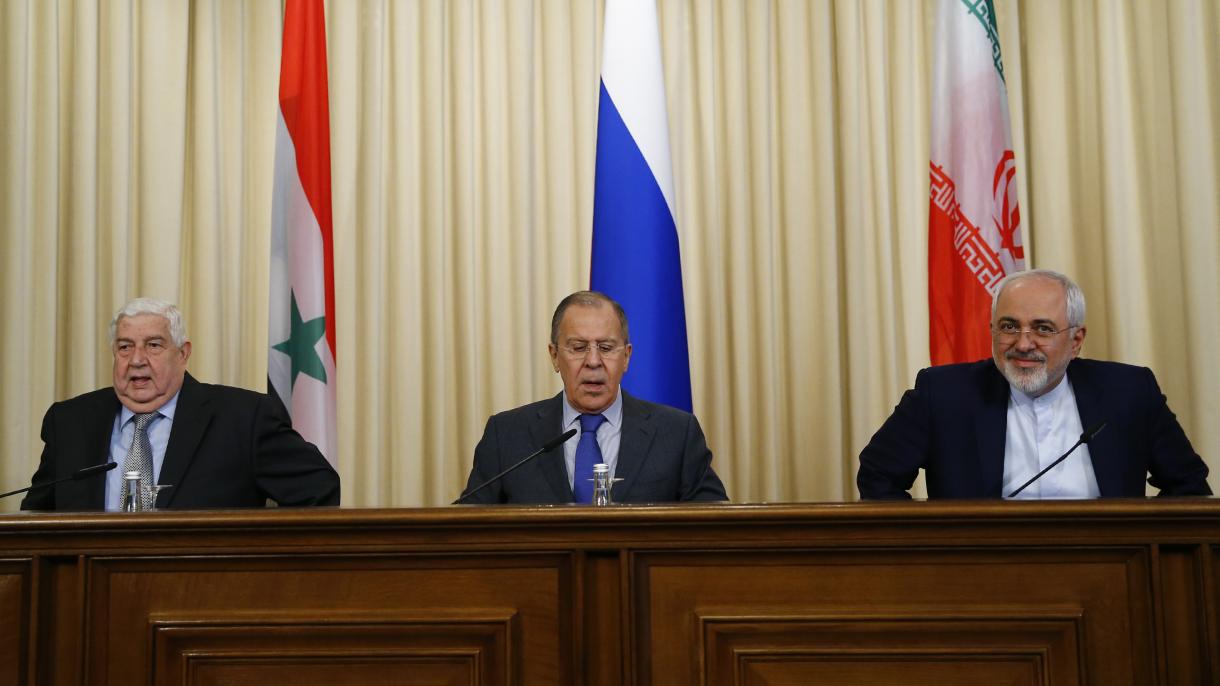 دیدار وزرای امورخارجه روسیه، ایران و سوریه در مسکو