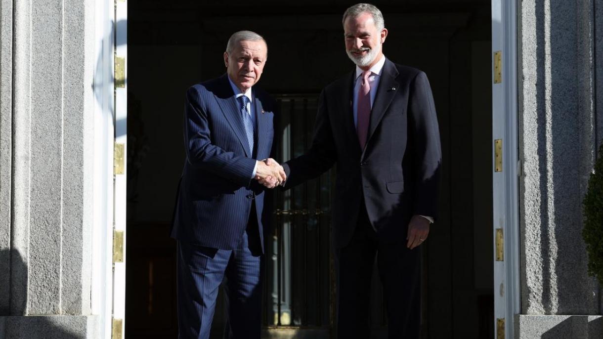 Prezident Erdogan Ispan Şasy Bilen Duşuşdy