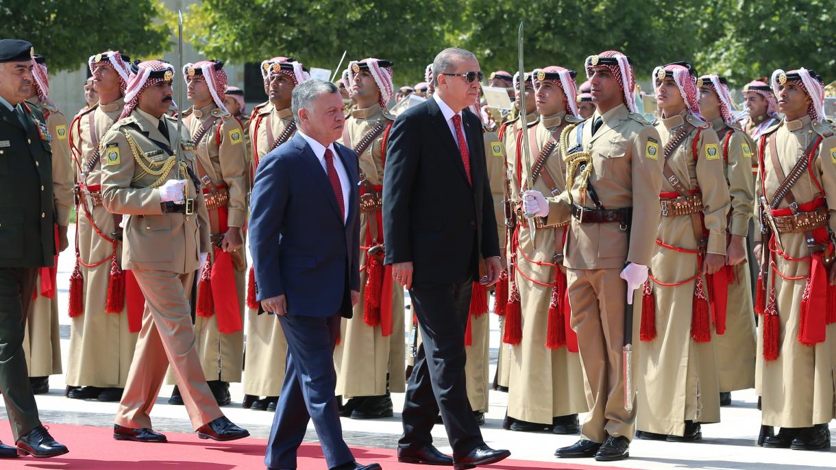 "As relações diplomáticas entre a Turquia e a Jordânia completam o 70º aniversário"